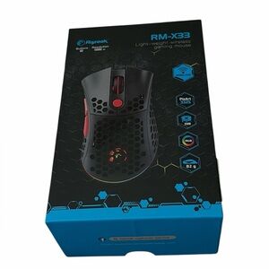 Razeak RM-X33 Wireless Gaming Mouse 10000 DPI RGB Honeycomb Lightweight
